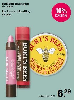 Promoties Beeswax lip balm blikje - Burt`s bees - Geldig van 21/02/2024 tot 09/03/2024 bij De Online Drogist