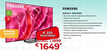 Promoties Samsung oled 4k tv sqqe55s93c - Samsung - Geldig van 26/02/2024 tot 31/03/2024 bij Exellent