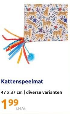 Promoties Kattenspeelmat - Huismerk - Action - Geldig van 28/02/2024 tot 05/03/2024 bij Action