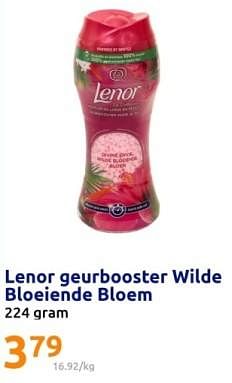 Promoties Lenor geurbooster wilde bloeiende bloem - Lenor - Geldig van 28/02/2024 tot 05/03/2024 bij Action