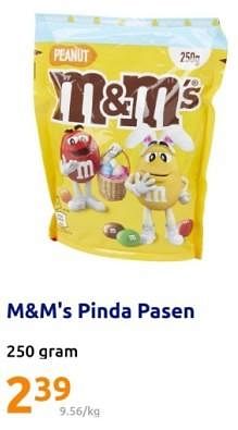 Promoties M+m`s pinda pasen - M&M 's - Geldig van 28/02/2024 tot 05/03/2024 bij Action