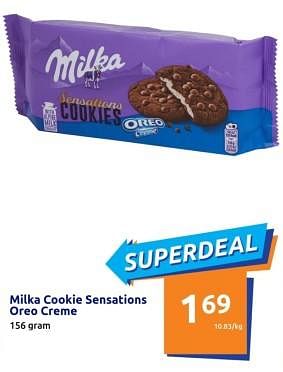 Promoties Milka cookie sensations oreo creme - Milka - Geldig van 28/02/2024 tot 05/03/2024 bij Action