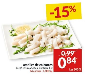 Promotions Lamelles de calamars - Produit maison - Intermarche - Valide de 27/02/2024 à 03/03/2024 chez Intermarche