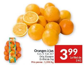 Promotions Oranges a jus - Produit maison - Intermarche - Valide de 27/02/2024 à 03/03/2024 chez Intermarche