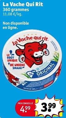 Promotions La vache qui rit - La Vache Qui Rit - Valide de 27/02/2024 à 10/03/2024 chez Kruidvat