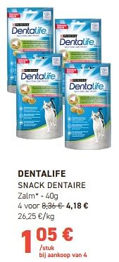 Promoties Dentalife snack dentaire zalm - Purina - Geldig van 28/02/2024 tot 10/03/2024 bij Tom&Co