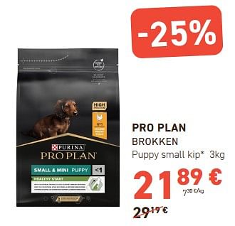 Promoties Pro plan brokken puppy small kip - Purina - Geldig van 28/02/2024 tot 10/03/2024 bij Tom&Co