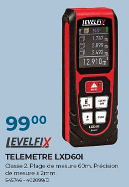 Promotions Levelfix elemetre lxd60i - Levelfix - Valide de 22/02/2024 à 31/03/2024 chez Group Meno
