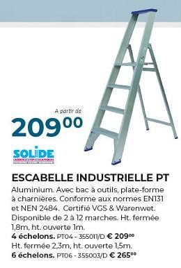 Promotions Escabelle industrielle pt - Solide - Valide de 22/02/2024 à 31/03/2024 chez Group Meno