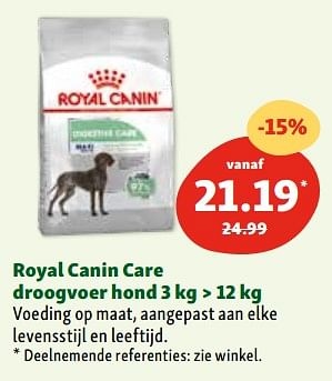 Promoties Royal canin care droogvoer hond - Royal Canin - Geldig van 06/03/2024 tot 11/03/2024 bij Maxi Zoo