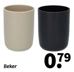 Promoties Beker - Huismerk - Wibra - Geldig van 26/02/2024 tot 10/03/2024 bij Wibra