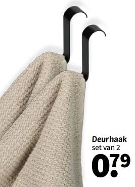 Promoties Deurhaak - Huismerk - Wibra - Geldig van 26/02/2024 tot 10/03/2024 bij Wibra