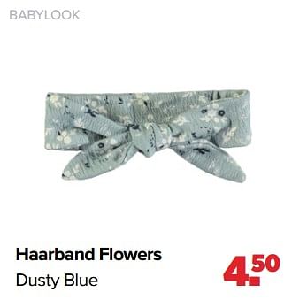 Promoties Haarband flowers - Baby look - Geldig van 26/02/2024 tot 16/03/2024 bij Baby-Dump