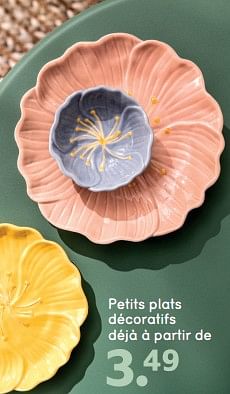 Promoties Petits plats décoratifs - Huismerk - Leen Bakker - Geldig van 26/02/2024 tot 01/09/2024 bij Leen Bakker