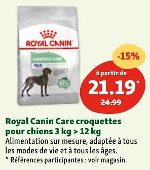 Promotions Royal canin care croquettes pour chiens - Royal Canin - Valide de 06/03/2024 à 11/03/2024 chez Maxi Zoo