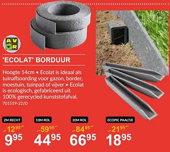 Promoties Ecolat borduur - AVR - Geldig van 29/02/2024 tot 18/03/2024 bij HandyHome