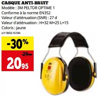 Promoties Casque anti-bruit - Huismerk - Dema - Geldig van 04/03/2024 tot 31/03/2024 bij Dema
