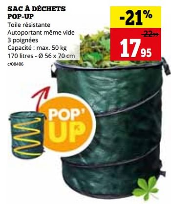 Promoties Sac à déchets pop-up - Huismerk - Dema - Geldig van 04/03/2024 tot 31/03/2024 bij Dema