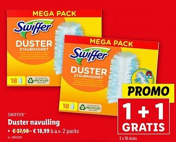 Promoties Duster navulling - Swiffer - Geldig van 06/03/2024 tot 12/03/2024 bij Lidl