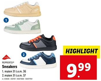 Promoties Sneakers - Pepperts - Geldig van 06/03/2024 tot 12/03/2024 bij Lidl