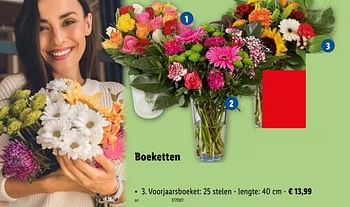 Promoties Voorjaarsboeket - Huismerk - Lidl - Geldig van 06/03/2024 tot 12/03/2024 bij Lidl