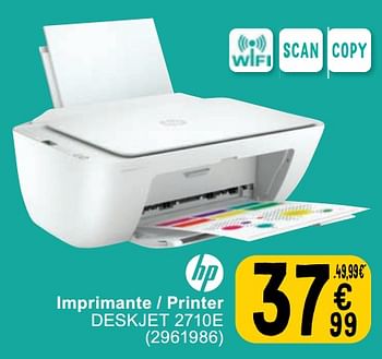 Promotions Hp imprimante - printer deskjet 2710e - HP - Valide de 27/02/2024 à 11/03/2024 chez Cora