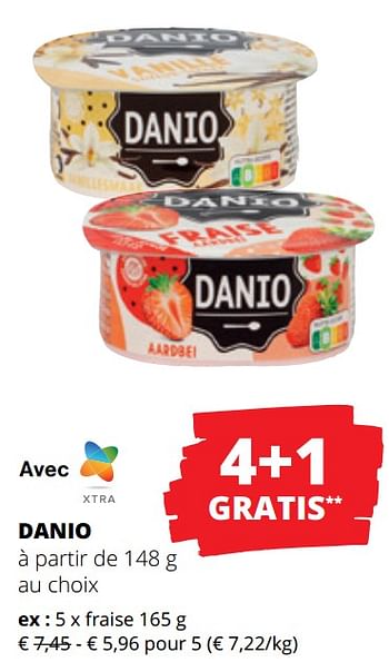 Promotions Danio fraise - Danio - Valide de 29/02/2024 à 13/03/2024 chez Spar (Colruytgroup)