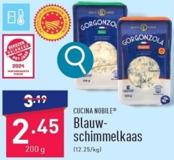 Promoties Blauwschimmelkaas - Cucina Nobile - Geldig van 04/03/2024 tot 10/03/2024 bij Aldi