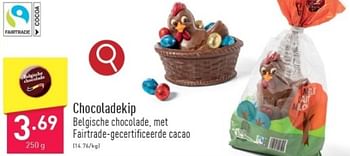 Promotions Chocoladekip - Produit maison - Aldi - Valide de 08/03/2024 à 10/03/2024 chez Aldi