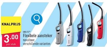 Promoties Flexibele aansteker - Unilite - Geldig van 06/03/2024 tot 10/03/2024 bij Aldi