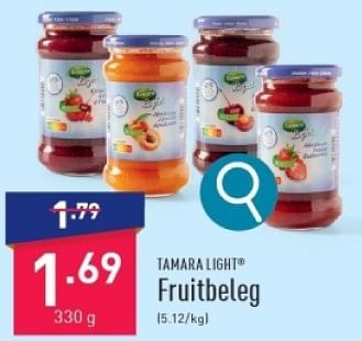 Promoties Fruitbeleg - Tamara Light - Geldig van 04/03/2024 tot 10/03/2024 bij Aldi