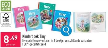 Promoties Kinderboek tiny - Huismerk - Aldi - Geldig van 06/03/2024 tot 10/03/2024 bij Aldi