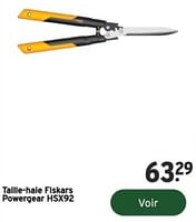 Promotions Tallle-hale fiskars powergear hsx92 - Fiskars - Valide de 14/02/2024 à 31/12/2024 chez Gamma