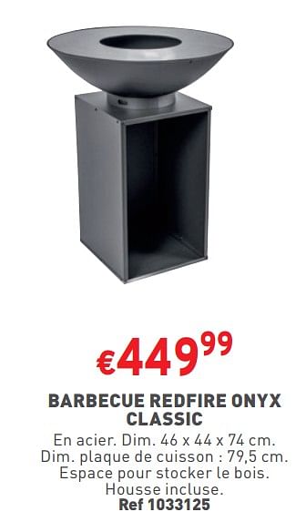 Promotions Barbecue redfire onyx classic - Produit maison - Trafic  - Valide de 28/02/2024 à 04/03/2024 chez Trafic