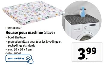 Promotions Housse pour machine à laver - Livarno - Valide de 06/03/2024 à 12/03/2024 chez Lidl