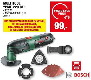 Promoties Bosch multitool pmf 220 ce - Bosch - Geldig van 28/02/2024 tot 10/03/2024 bij Hubo