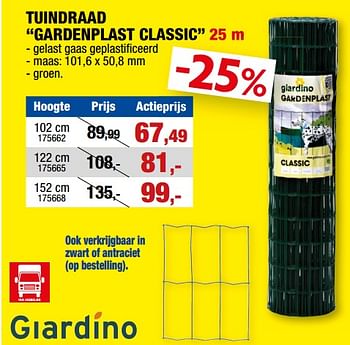 Promoties Tuindraad gardenplast classic - Giardino - Geldig van 28/02/2024 tot 10/03/2024 bij Hubo