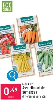 Promotions Assortiment de semences - Garden line - Valide de 06/03/2024 à 10/03/2024 chez Aldi