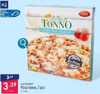 Promotions Pizza tonno - CASA MORANDO  - Valide de 04/03/2024 à 10/03/2024 chez Aldi
