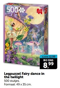 Promoties Legpuzzel fairy dance in the twilight - Jumbo - Geldig van 02/03/2024 tot 10/03/2024 bij BoekenVoordeel