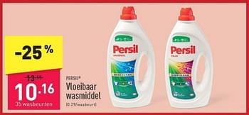 Promoties Vloeibaar wasmiddel - Persil - Geldig van 04/03/2024 tot 10/03/2024 bij Aldi