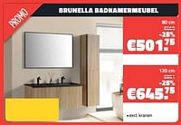 Brunella badkamermeubel-Huismerk - Bouwcenter Frans Vlaeminck