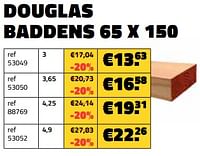 Douglas baddens 65 x 150-Douglas