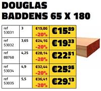 Douglas baddens 65 x 180-Douglas