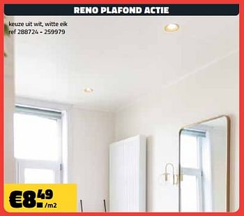 Promoties Reno plafond actie - Huismerk - Bouwcenter Frans Vlaeminck - Geldig van 01/03/2024 tot 31/03/2024 bij Bouwcenter Frans Vlaeminck