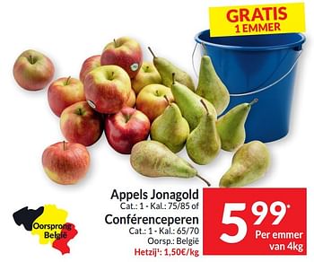 Promoties Appels jonagold conférenceperen - Huismerk - Intermarche - Geldig van 05/03/2024 tot 10/03/2024 bij Intermarche