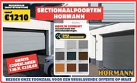 Sectionaalpoorten hormann woodgrain houtstruktuur-Hörmann