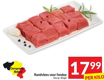 Promoties Rundvlees voor fondue - Huismerk - Intermarche - Geldig van 05/03/2024 tot 10/03/2024 bij Intermarche