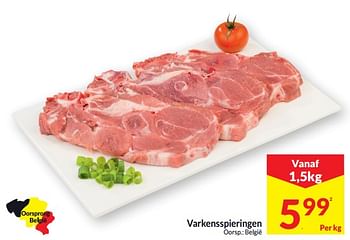 Promoties Varkensspieringen - Huismerk - Intermarche - Geldig van 05/03/2024 tot 10/03/2024 bij Intermarche