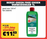 Berdy green free groen verwijderaar 1l-Berdy